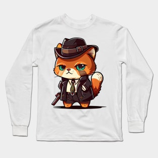 Cute pet, funny pet, boss pet, pirate pet, gangster pet, lovely pet. Long Sleeve T-Shirt